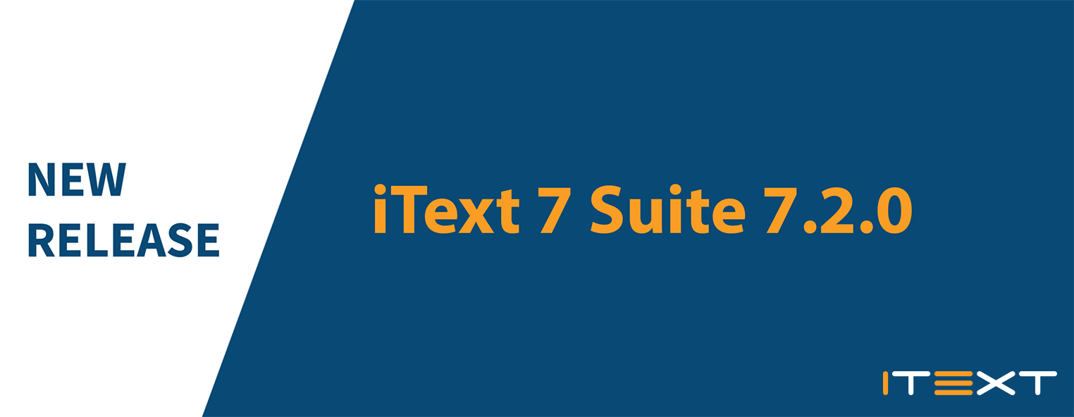 Announcing The Release Of Itext 7 Suite 72 Itext Pdf